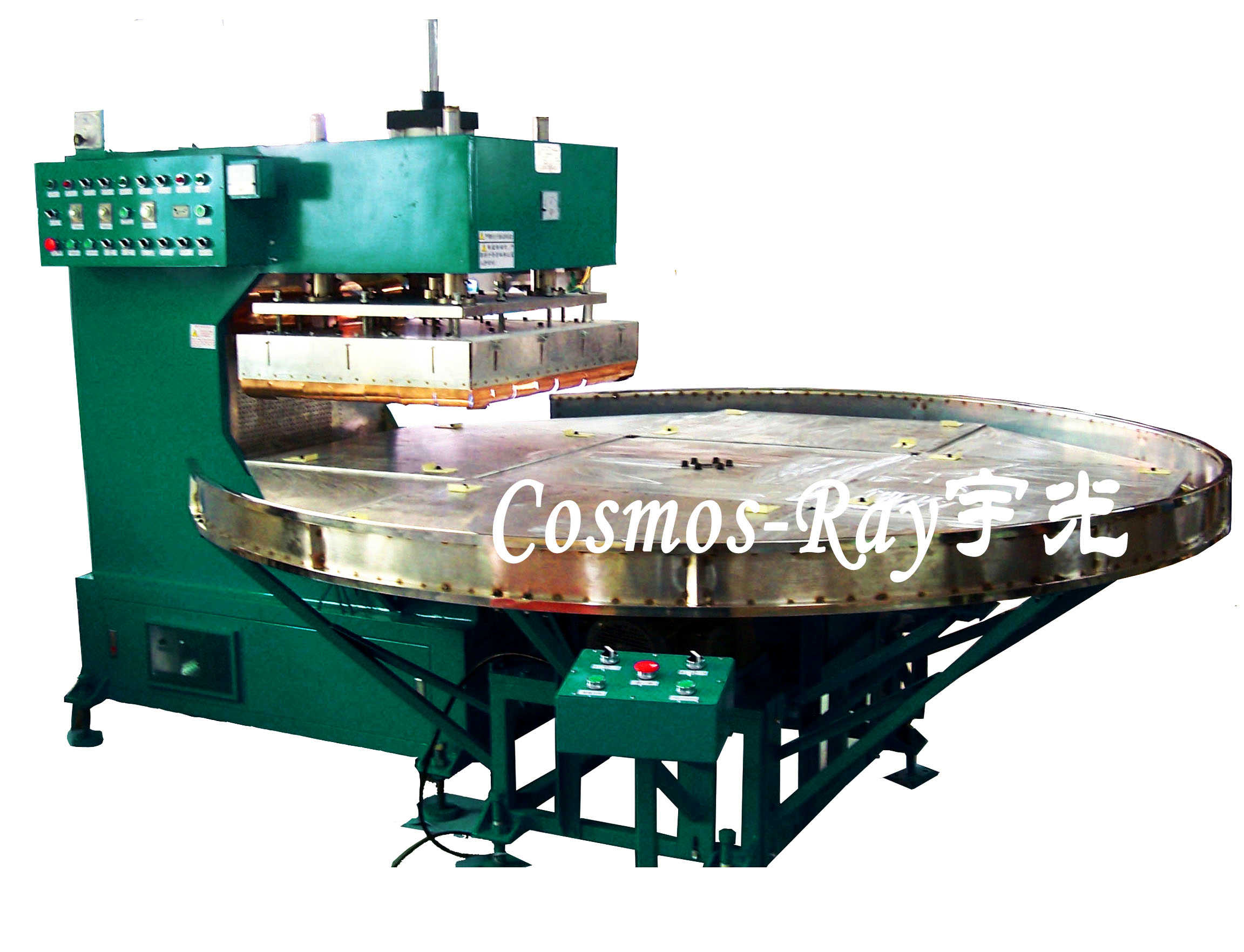 Multi-station rotary HF machine (